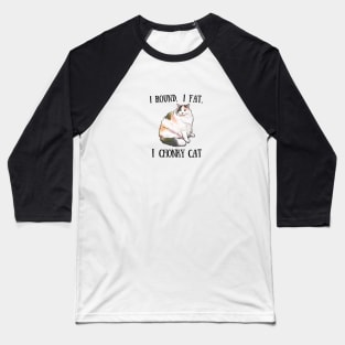 I Chonky Cat Baseball T-Shirt